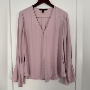 White House Black Market Soft Pink Top